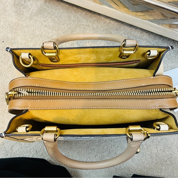 Coach Signature Jacquard Rogue 25 in Chalk/Ivory, NWT! - Picture 9 of 16